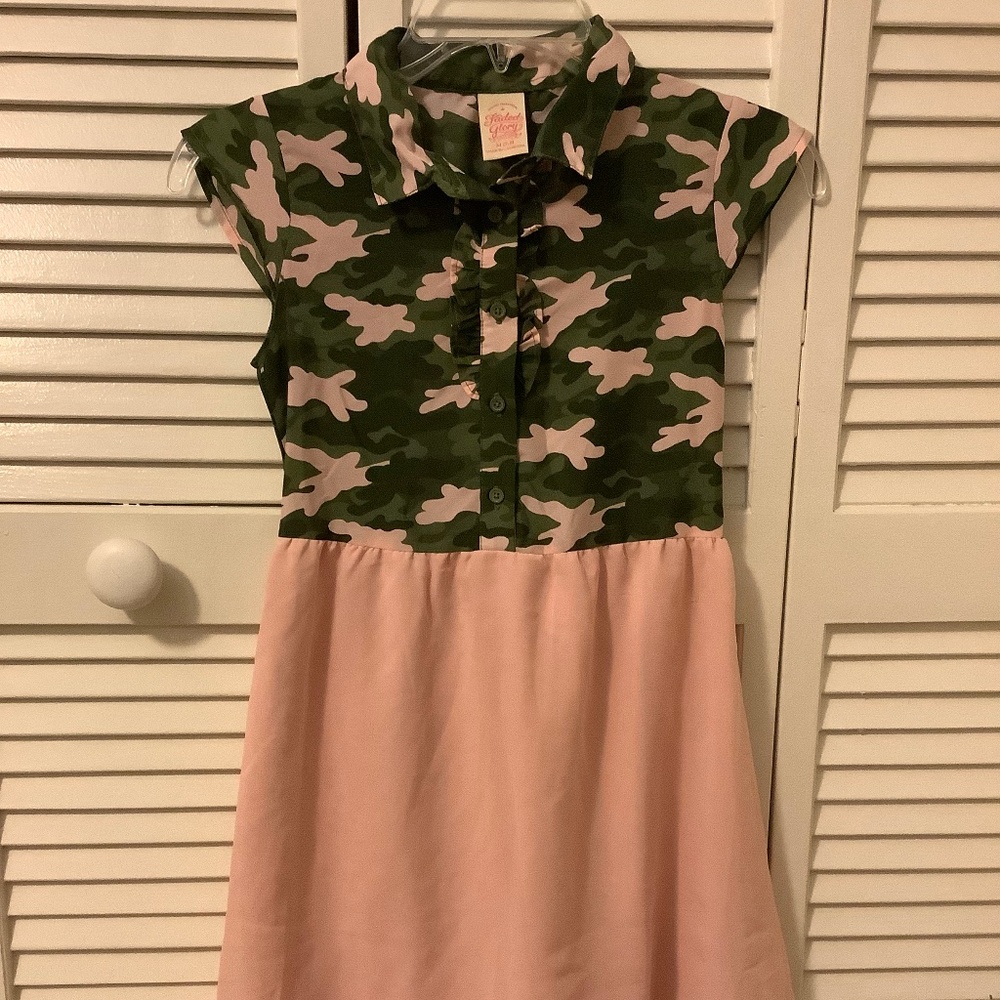 Camo pink dress